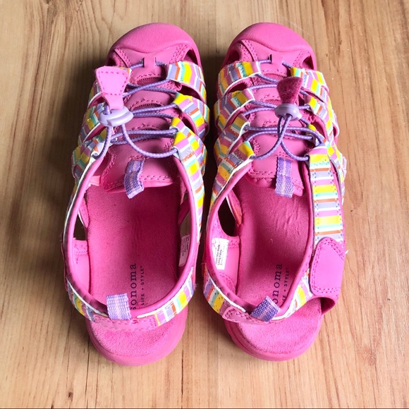 SONOMA Life + Style Sandals Pink Size 5 Girl’s - Picture 5 of 13